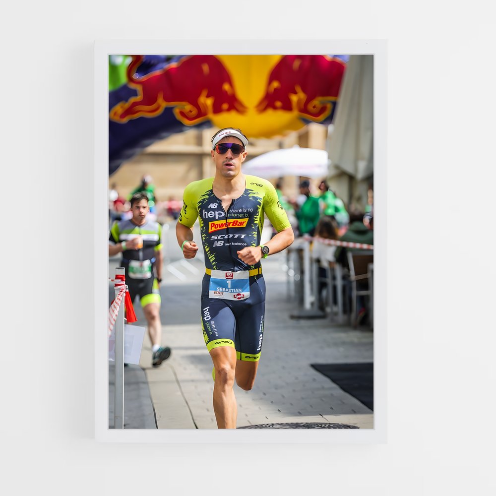 Poster Sebastian de kienle – affiche Athlétisme (vue 3)